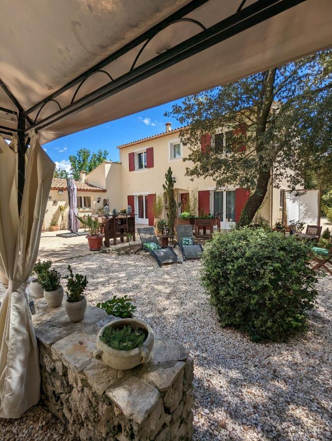 Les Jardins D'Holi Proche Uzes Acomodação com café da manhã Garrigues-et-Sainte-Eulalie Exterior foto