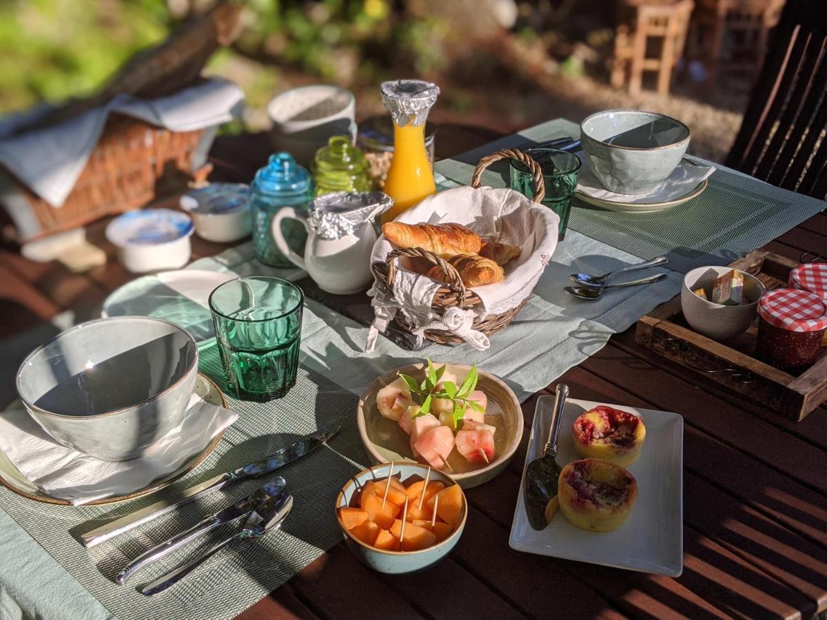 Les Jardins D'Holi Proche Uzes Acomodação com café da manhã Garrigues-et-Sainte-Eulalie Exterior foto