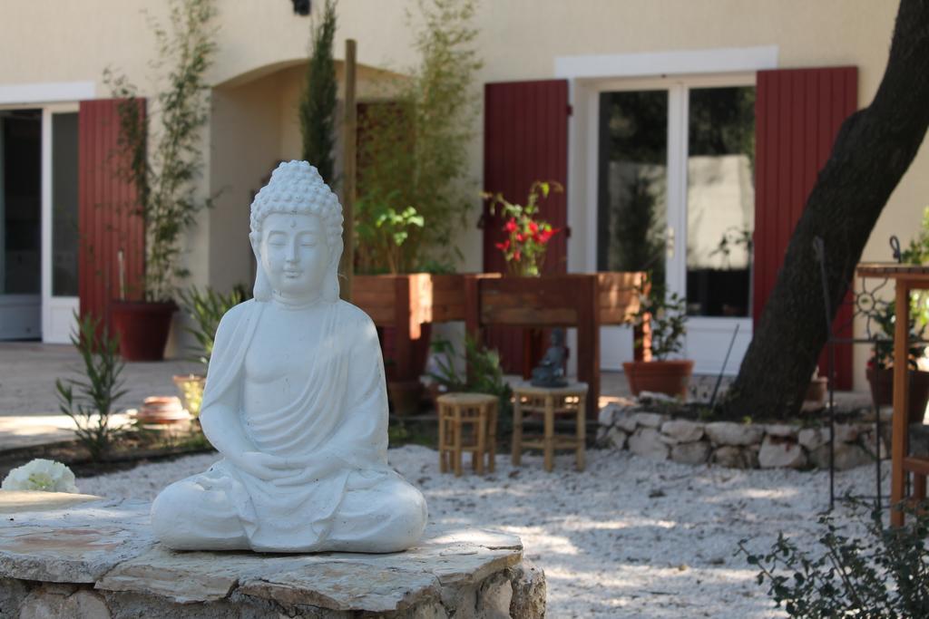 Les Jardins D'Holi Proche Uzes Acomodação com café da manhã Garrigues-et-Sainte-Eulalie Exterior foto